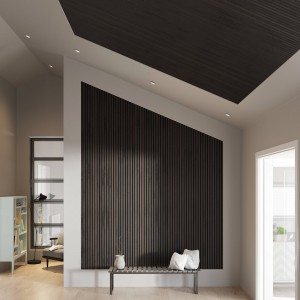 Прилагођена величина Еколошки прихватљива најбоља цена дрвена зидна плоча акустични панел