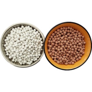 High quality porous precision alkaline water ceramic red clay grinding mill balls with hole for distillation color hydro ball