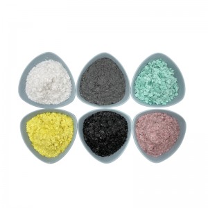 Mica Flakes Metallic Epoxy Mica Flakes Flooring Mica Colored Flakes សម្រាប់លក់