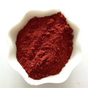 precio de fábrica rojo del óxido de hierro de la malla 325 que hace la pintura roja del poder del color concreto/el pigmento concreto del óxido de hierro