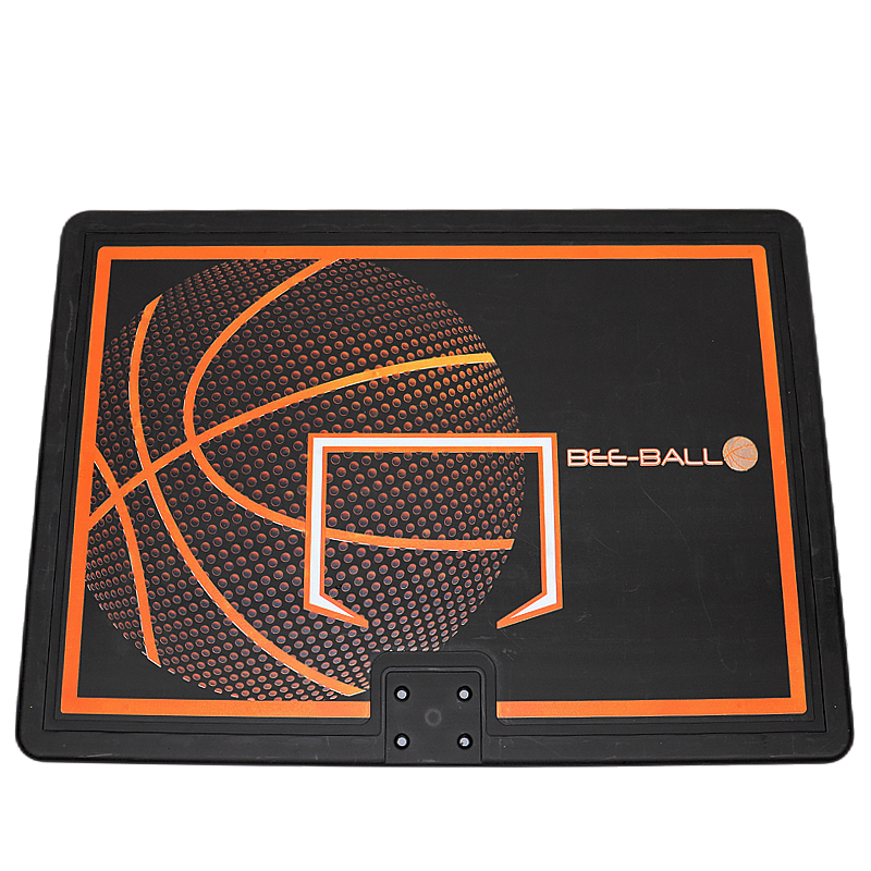 Prancha de basquete de plástico com aro: diversão acessível para jogos recreativos