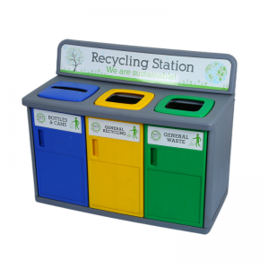 Supaprastinkite atliekų rūšiavimą naudodami mūsų 3 skyrių ir pritaikytas plastikines šiukšlių dėžes