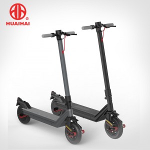 10 inch 500W Foldable Electric Scooter e nang le Patent Suspension Max Load 100KG
