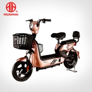 Biçikletë skuteri elektrik Huaihai, bateri me acid plumbi JY, motor 350 W
