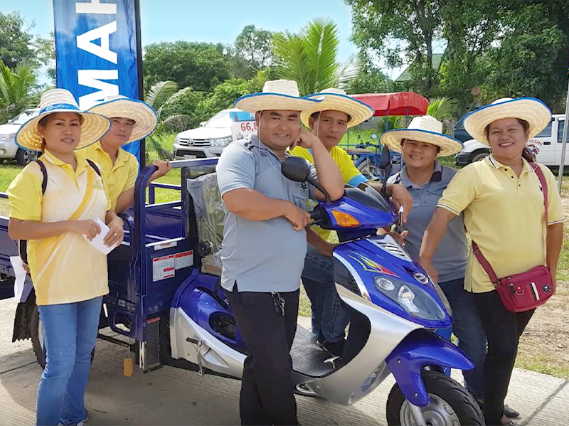 Mercado do Sudeste Asiático - triciclo de carga da série T