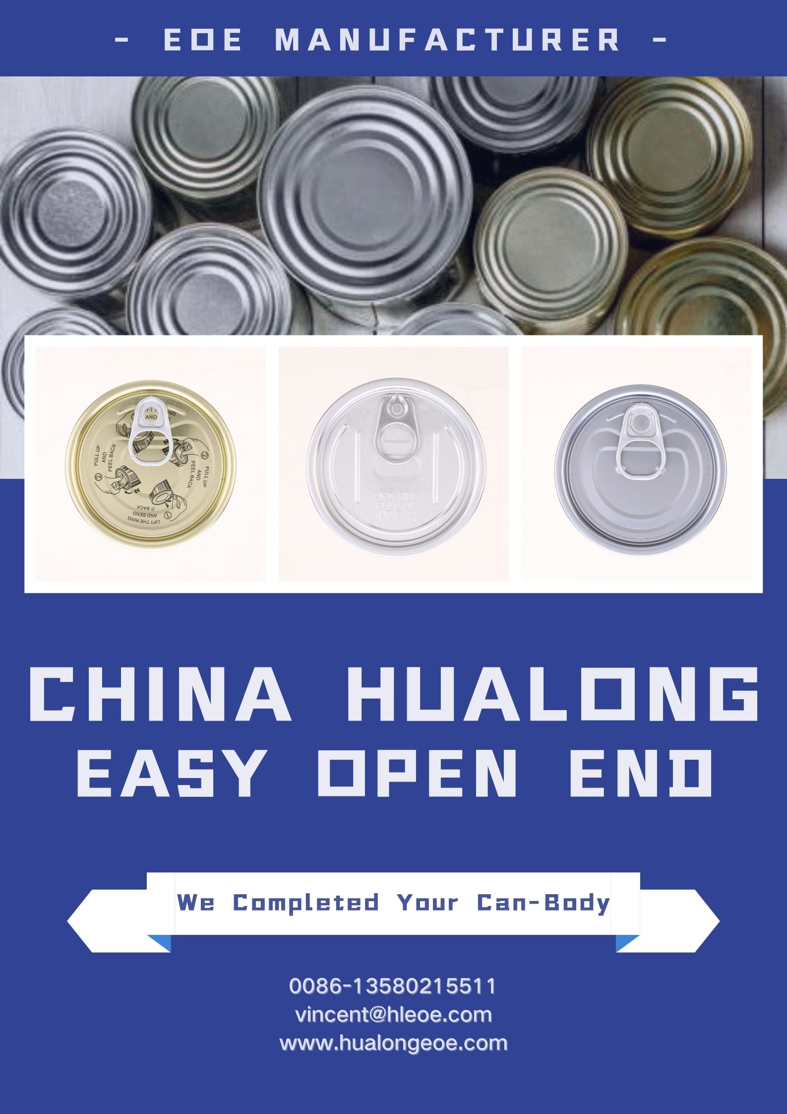 Hualong EOE: Ние го заштитуваме и го комплетираме вашето тело од конзерва