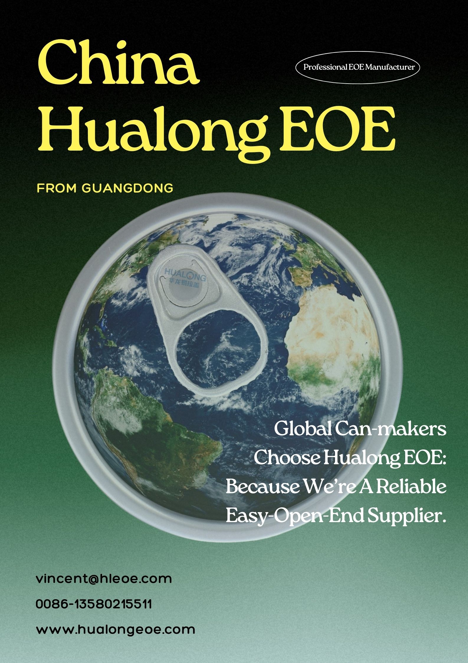Confiabilidade do produto da Hualong EOE