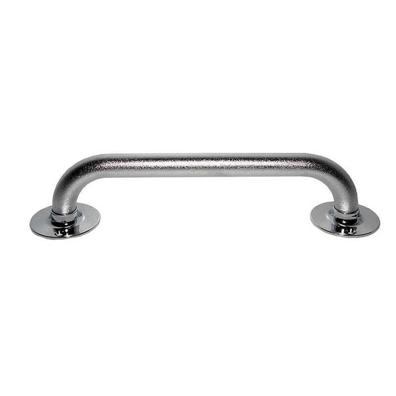 Chrome Plated Brass Grab Rail Peened (Firm Grip) 25mm Exposed Fixing