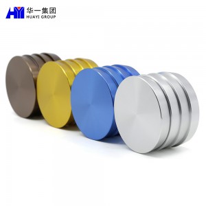 Wholesale Best Selling Products Eco-friendly Best Quality Zinc Alloy Diameter 40mm Mini Herb Grinder HYFZ065847