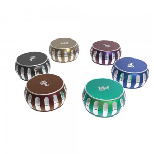 New Arrived Smoking Accessories Custom Logo Colorful 4 Pieces Zinc Alloy Tobacco Spice Grinders Herbal Tobacco Herb Grinder HYFZ060059