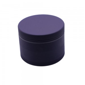 2022 Hot Selling Custom 4 Layer Silicone Coated Aluminium Alloy Herb Grinder HYJD070036