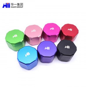 Hot Selling 4 Layer Anodized Aluminum Alloy Herb Grinder with Custom Logo HYJD070053