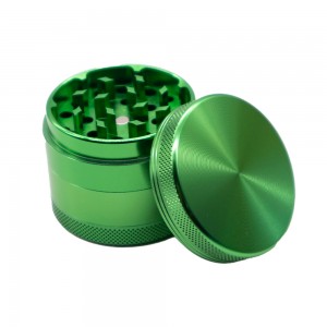 Omenala ire ere ọkụ 4 Layer 50mm-75mm Anodized Aluminom Alloy Herb Grinder HYJD0037