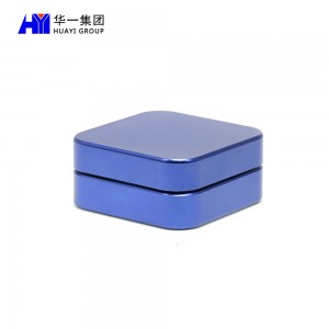 55 mm/ 63 mm firkantet urtekvern i aluminium med høy kvalitet HYIW010122