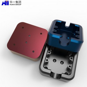 CNC obrada metalnih aluminijskih dijelova po narudžbi u Kini CNC obrada anodiziranih aluminijskih dijelova HYJD070047