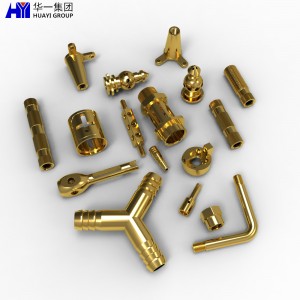 Brass CNC machining OEM cnc ekwe igwe akụkụ HYIW010501