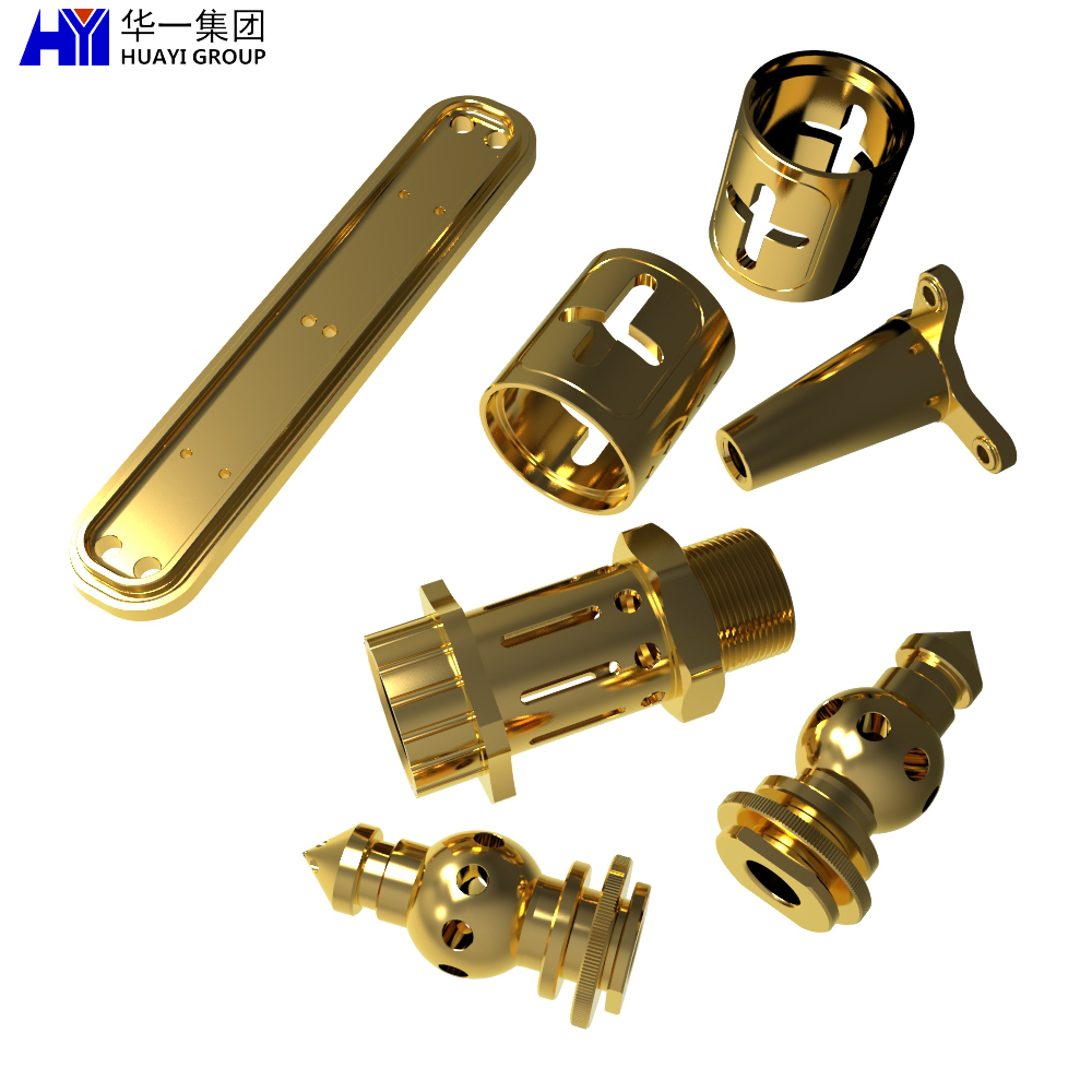 Customized Turning Brass tooj liab Mechanical Parts HYCZ090004 Featured duab
