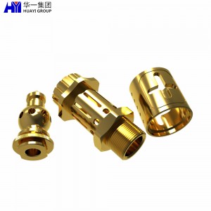Customized Tig Brass tooj liab Mechanical Parts HYCZ090004