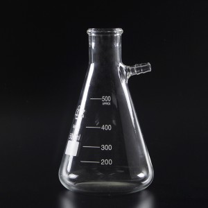 Approx Scale Upper Tubul Ature Filtering Flask With Side Tubulature