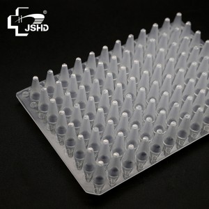 0.2ml 96 holes PP without Skirt or half Skirt PCR Plates