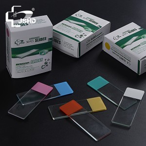 7109 Color Frosted Microscope Slides with Ground Edges