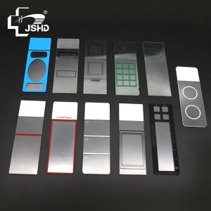Different printing super white glass Quality control slides