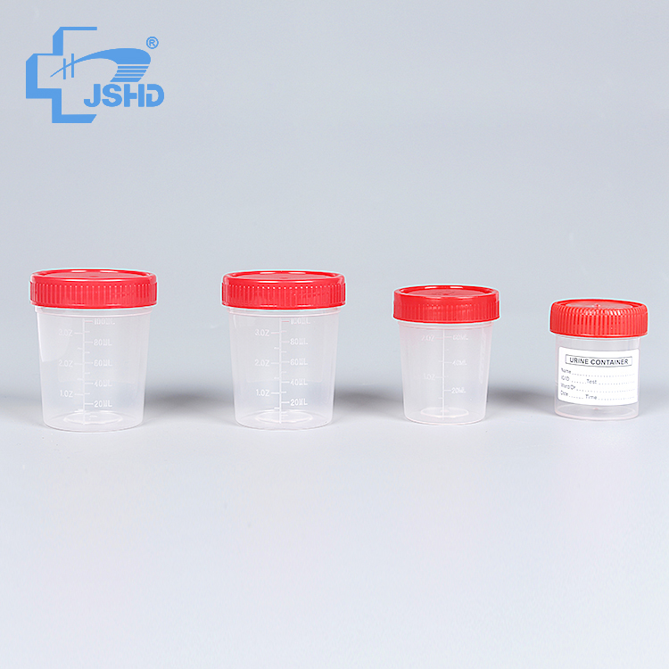 The Customer From Bulgaria Ordered disposable urine container, urine specimen container,sterile urine container from us