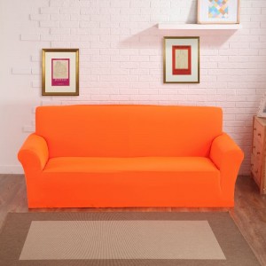 Amazon Hot Elastic Stretch Przeciwzmarszczkowy, odporny na zarysowania, zmywalny zwykły prosty hotelowy elastan gospodarstwa domowego Stereo narzuta na sofę