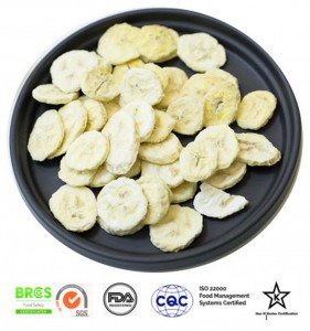 Sécurité fournisseur naturel de Chine banane lyophilisée