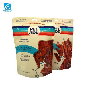 Bolsa de plástico personalizada para alimentos para mascotas, con cierre de cremallera, bolsa de pie para alimentos para mascotas, para comida de gato/perro