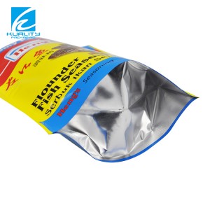 Customized Plastic Heat Seal Stand Up Aluminum Foil Retort Pouch