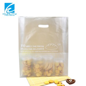 Kemasan roti Pet / Pe Kustom Tas Penyimpanan Kemasan Food Grade Dengan Logo Cookie Bag Tas Roti Plastik