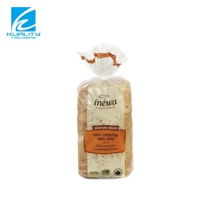 Logo personalizzato stampato in plastica trasparente OPP pagnotta riutilizzabile sacchetti di pane a lievitazione naturale borsa da dessert