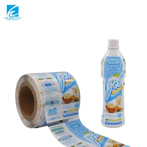Etiķešu drukāšana Pielāgota drukāšana siltuma PVC mājdzīvnieku saraušanās uzmavu etiķete plastmasas pudeles ūdens etiķete ūdens pudelei