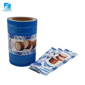 Custom Printed Easy Tear Automatic Packing Wrapper Plastic Laminated Paper For Ice Cream Ice-lolly Packaging