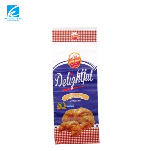 Clear Ldpe Plastic Custom Printed Wicket Bread Bag ການຫຸ້ມຫໍ່ອາຫານທີ່ມີໂລໂກ້ຂອງຕົນເອງ