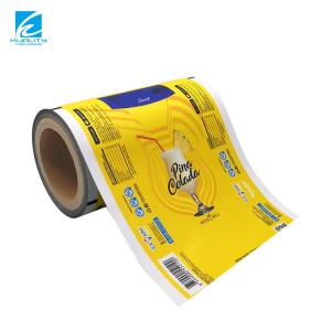 Awtomatikong Packaging Film Laminated Plastic Metalized Polyester Mylar Wrapper Roll Para sa Ice Cream Popsicle