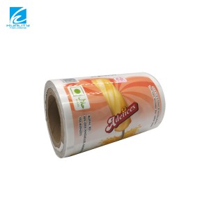 Custom printing laminating plastic material wrapper automatic packaging roll ice lolly ice cream film