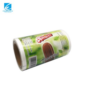 Custom printing plastik laminating pembungkus bahan kemasan otomatis roll ice lolly ice cream film