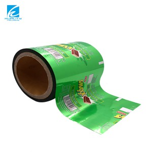 Tilpasset plast kaldforseglet sjokoladebar-emballasjefilm Aluminiumsfolie Matemballasjefilm for sjokoladegodteri-innpakning