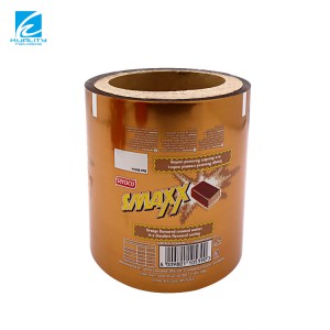 Op maat bedrukte voedselverpakking Chocoladereep Wrap Koude lamineringsfilmrol Koude afdichting BOPP aluminiumfoliefilm