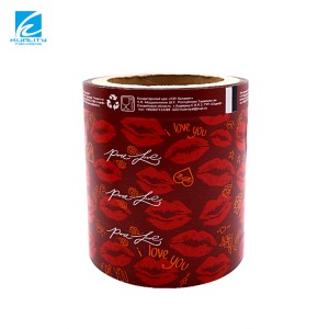 Customized Printed Laminated Aluminium Foil Flow Wrapper Film Cold Seal Protein Bar
