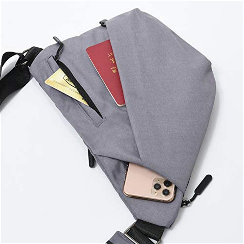 Anti-Mbavha Sling Bag - Slim, Lightweight & Water Resistant CrossBody Shoulder Bag/Chest Bag