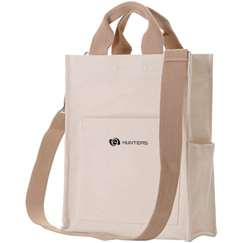 Large Coated Canvas Bag-Froulju Handbag Tote Shoulder Crossbody Strap