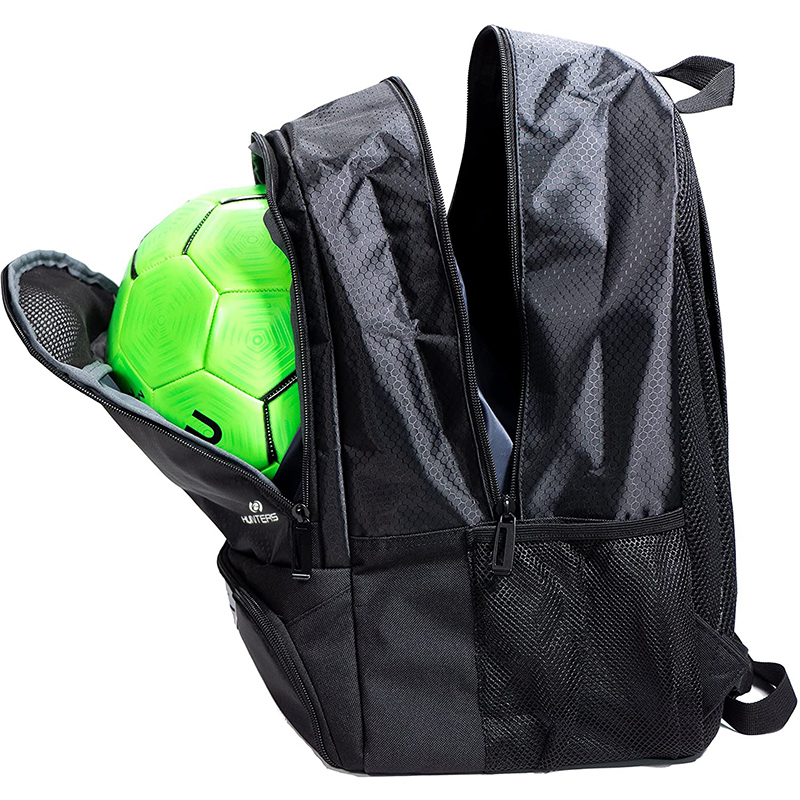 Спорт футбол рюкзаклары туп бүлмәсе белән чиста футбол шар сумкасы