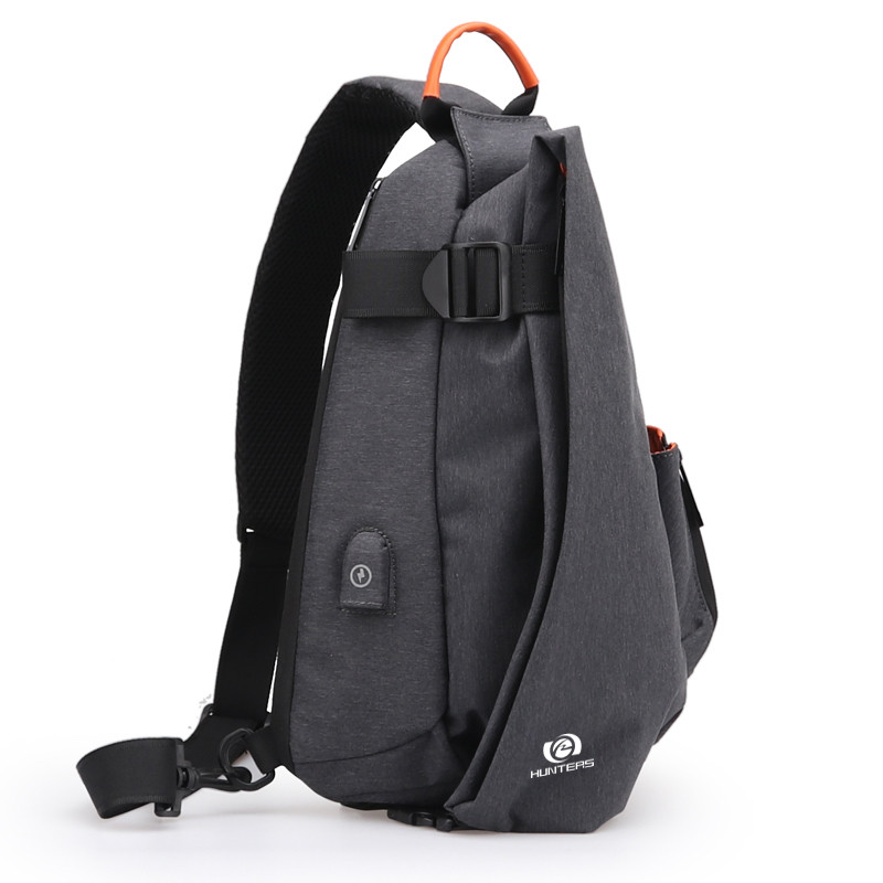 Sling Bag Crossbody Chest Bag Fit 9,7 tums Ipad med midjerem, Urban Outdoor Travel Backpack Dagsäck för kvinnor och män