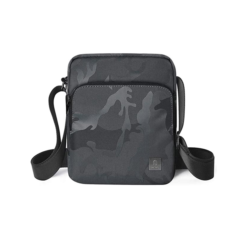 Men's Crossbody Shoulder Bag-Mini Messenger Bag para sa Casual at Business,Organizer para sa 7.9″ iPad Mini,Cell Phone.