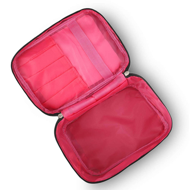 Women Portable Cosmetic Bag Cute Makeup Travel Case ဘက်စုံသုံး အလှကုန်အိတ်၊ အမျိုးသမီးသုံး အလှကုန်အိတ် ခရီးသွားအိတ်