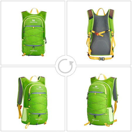 Hiking Backpack Paket Perjalanan Daypack Ringan untuk Berkemah di Luar Ruangan-13