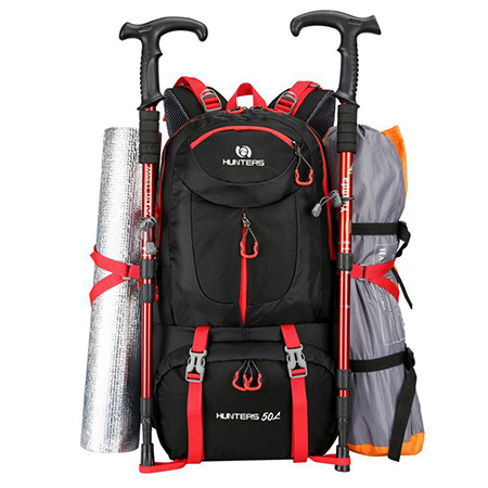 Ruksak za planinarenje Vodootporan Putovanje Ribolov Penjanje Kampiranje 60L Dnevni ruksak za planinarenje-11